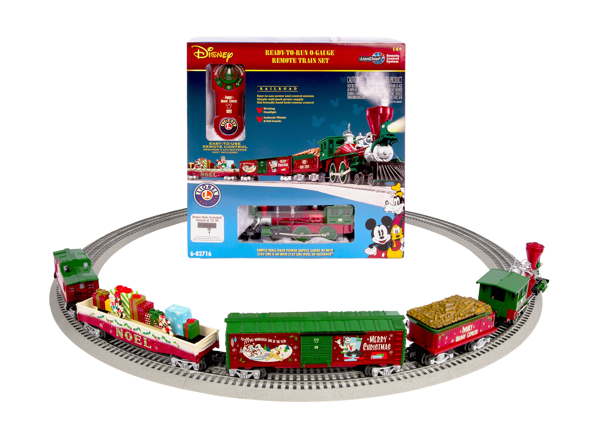 Lionel mickey's holiday to remember disney christmas train set 2025